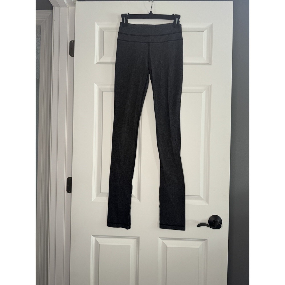 Lululemon Skinny Groove Leggings Size 2 Dark Gray